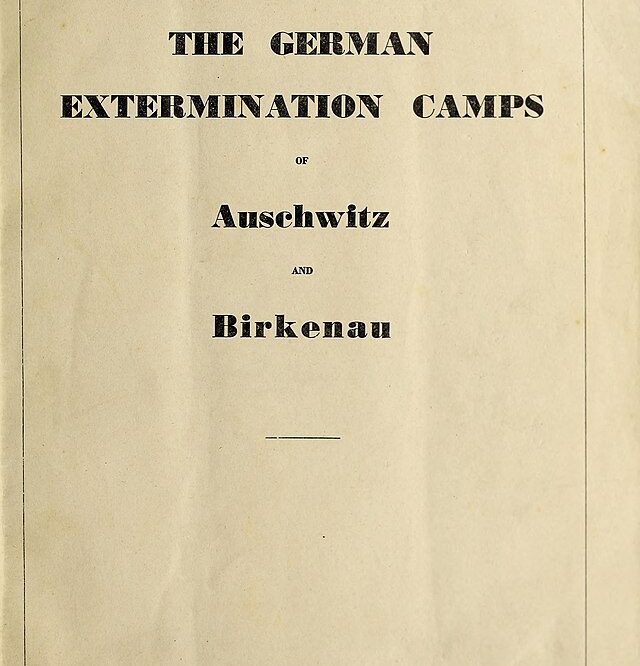 Vrba–Wetzler and the Auschwitz Protocols: War Refugee Board 1944 dossier (cover)